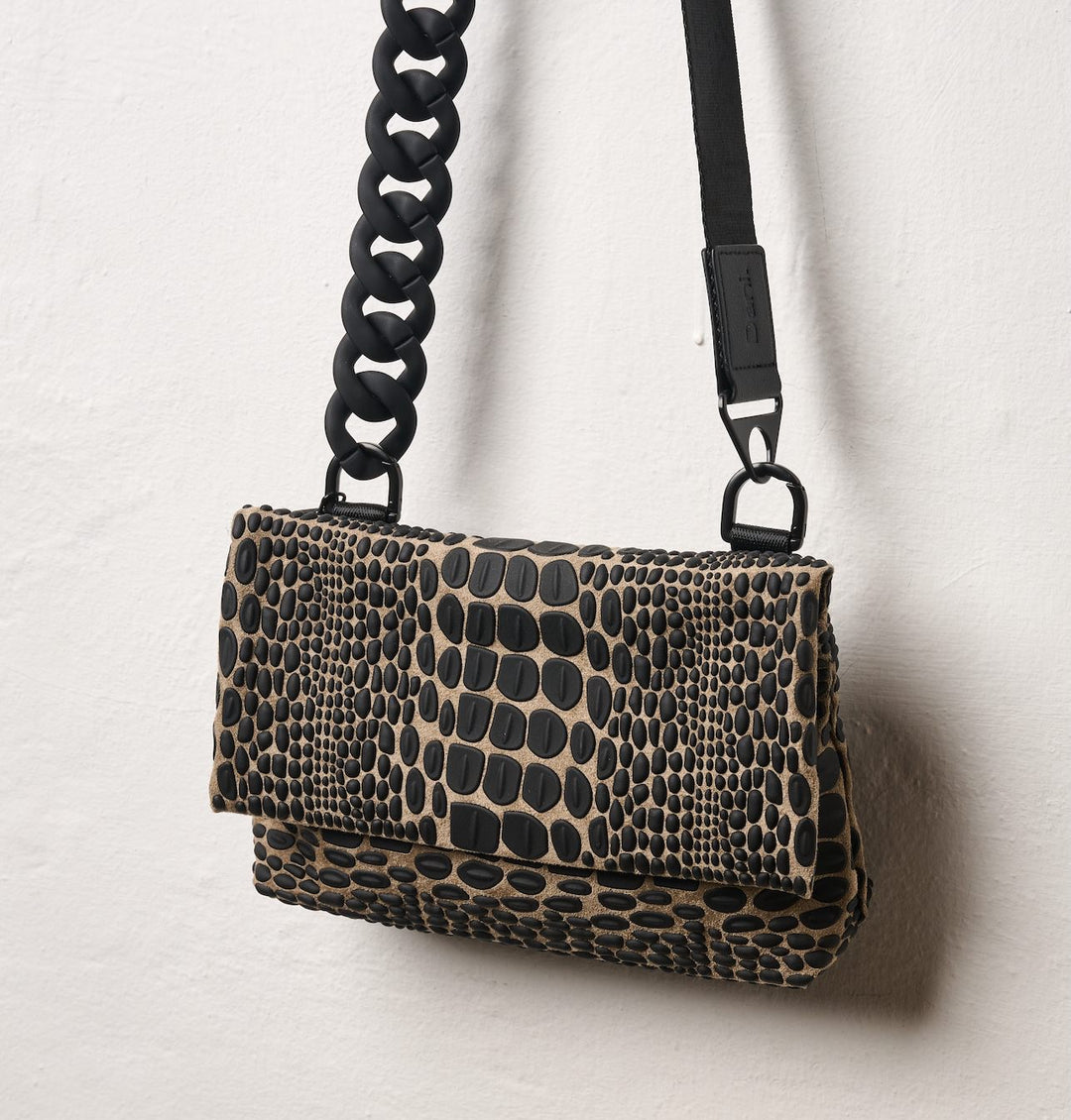 Daniella Lehavi Tokyo Clutch Bag in Cream available at Barbara Katz