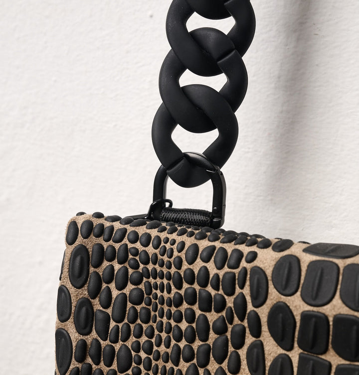 Daniella Lehavi Tokyo Clutch Bag in Cream available at Barbara Katz