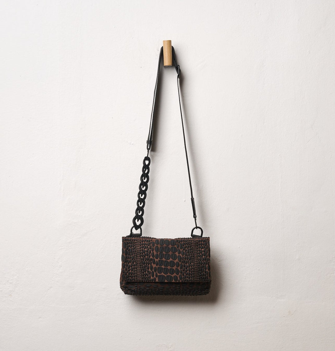 Daniella Lehavi Tokyo Clutch Bag in Cafe available at Barbara Katz