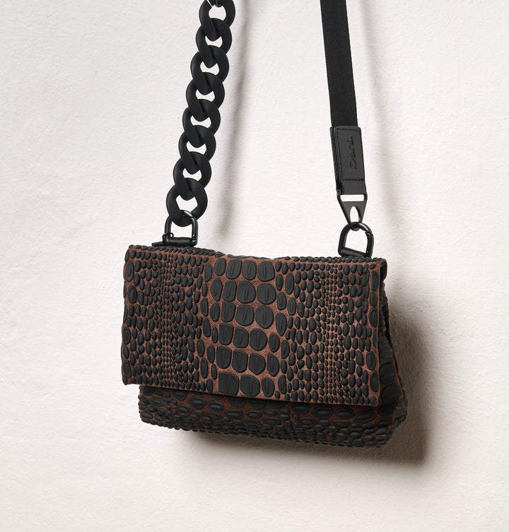 Daniella Lehavi Tokyo Clutch Bag in Cafe available at Barbara Katz