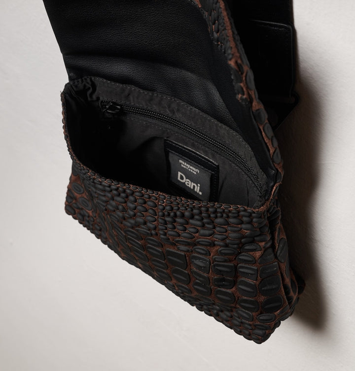 Daniella Lehavi Tokyo Clutch Bag in Cafe available at Barbara Katz