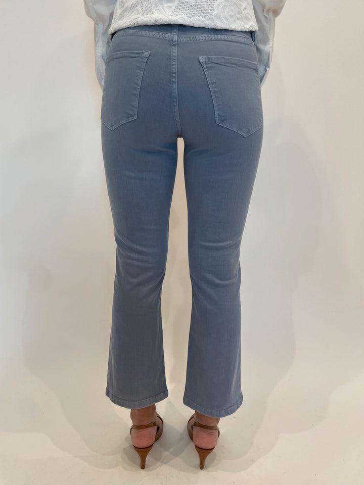 Elliott Lauren Bootcut Jeans in Chambray available at Barbara Katz