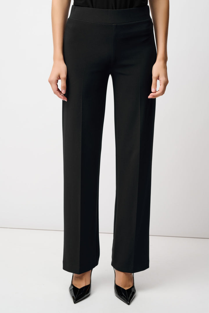 Joseph Ribkoff Classic Wide Leg Pants in Black available at Barbara Katz