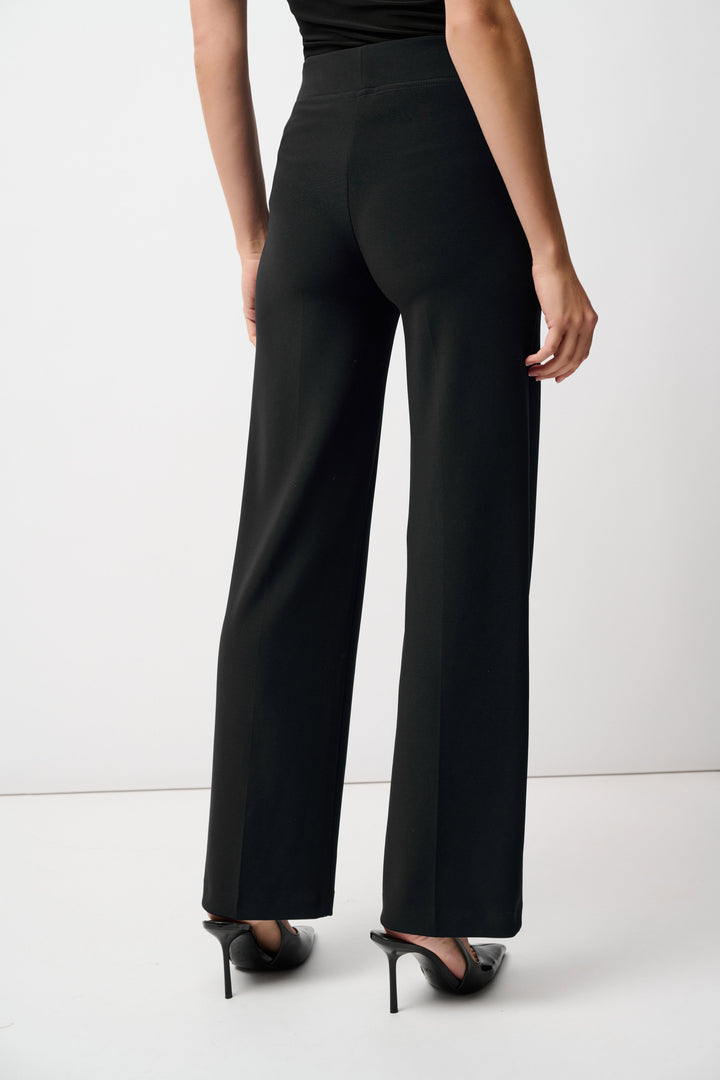 Joseph Ribkoff Classic Wide Leg Pants in Black available at Barbara Katz