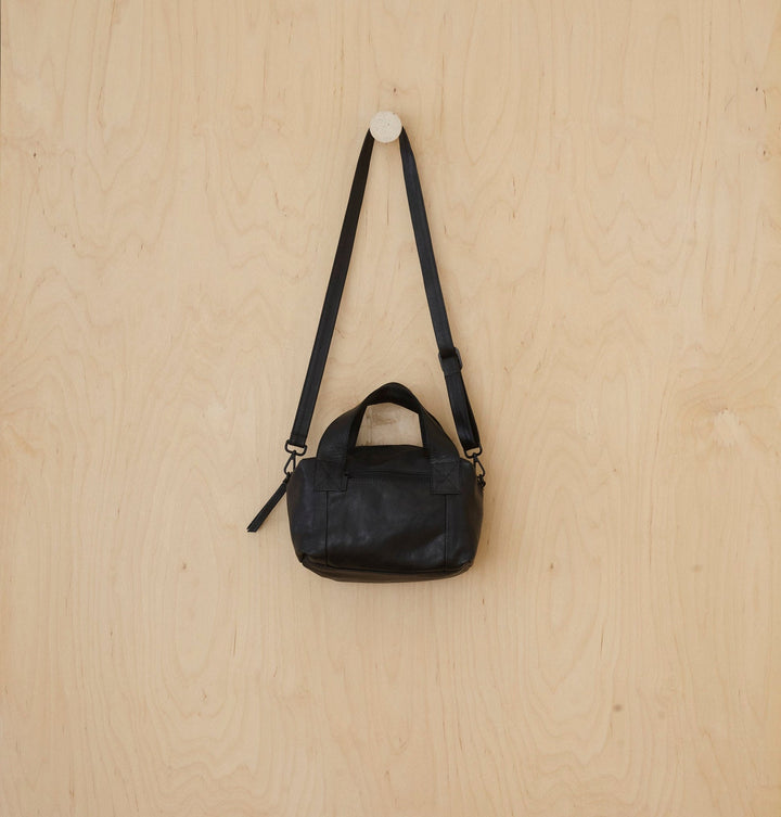 Daniella Lehavi Libi Small Satchel in Black &amp; White Stripes available at Barbara Katz