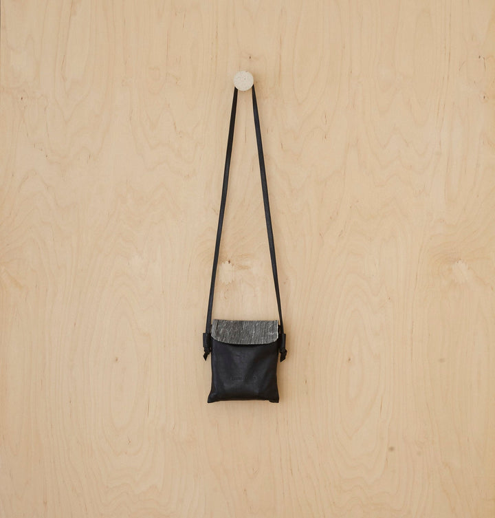 Daniella Lehavi Ariella Pocket in Black &amp; White Stripes available at Barbara Katz