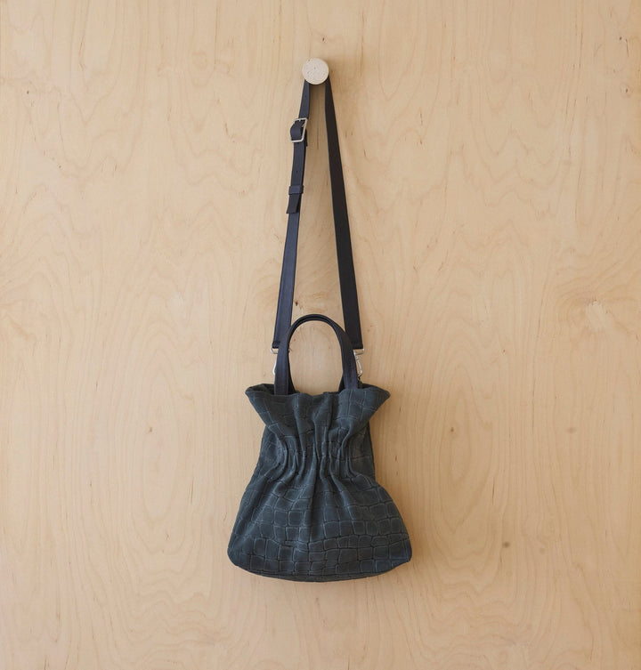 Daniella Lehavi Salina Shopper Bag in Teal Croco available at Barbara Katz