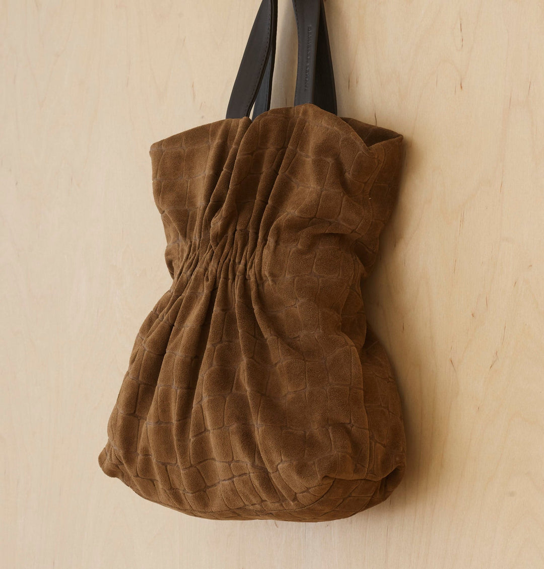 Daniella Lehavi Salina Shopper Bag in Brown Croco available at Barbara Katz