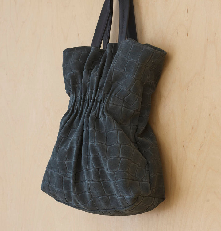 Daniella Lehavi Salina Shopper Bag in Teal Croco available at Barbara Katz