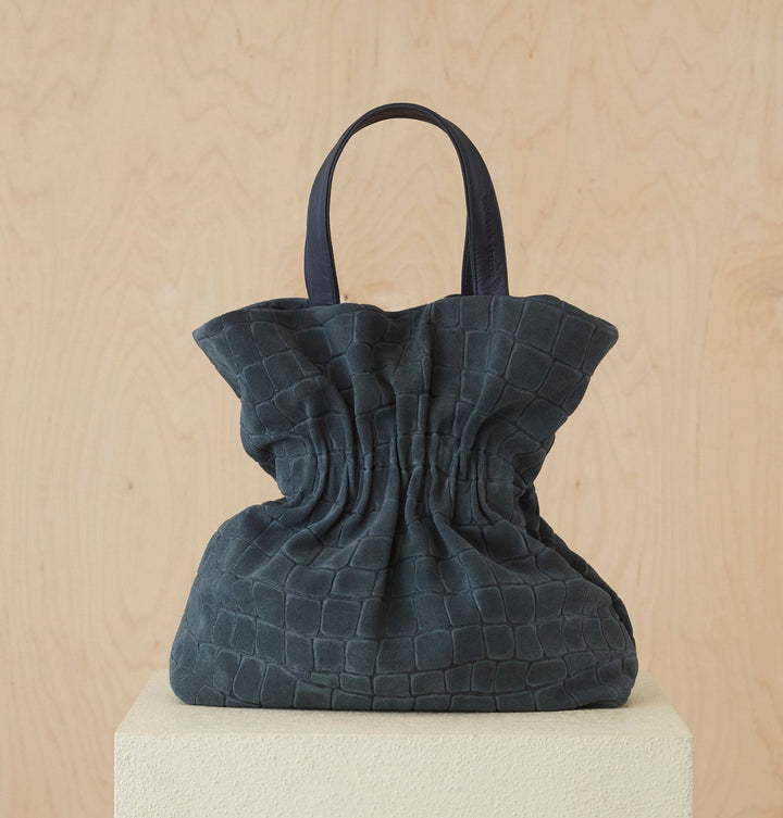 Daniella Lehavi Salina Shopper Bag in Teal Croco available at Barbara Katz