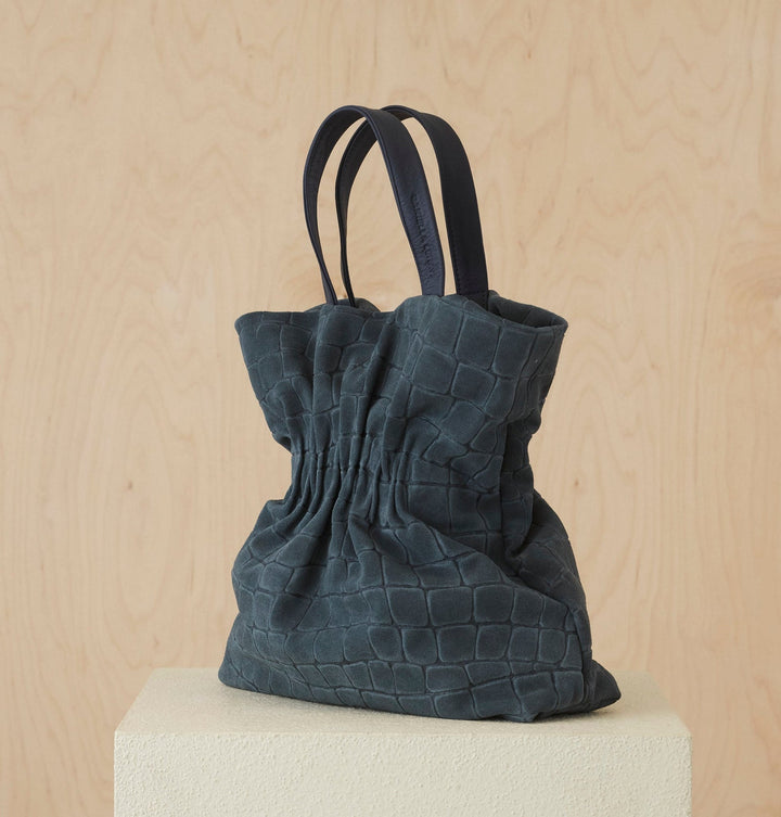 Daniella Lehavi Salina Shopper Bag in Teal Croco available at Barbara Katz