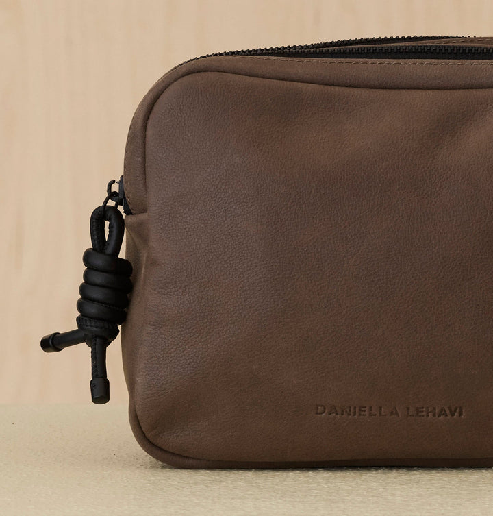 Daniella Lehavi Louise Loop Mini Box Crossbody Bag in Clay available at Barbara Katz