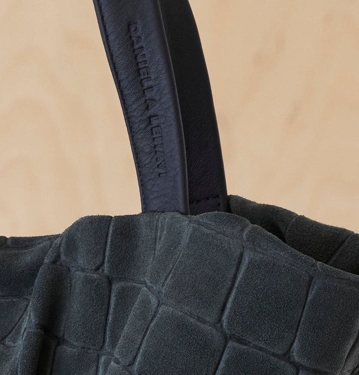 Daniella Lehavi Salina Shopper Bag in Teal Croco available at Barbara Katz