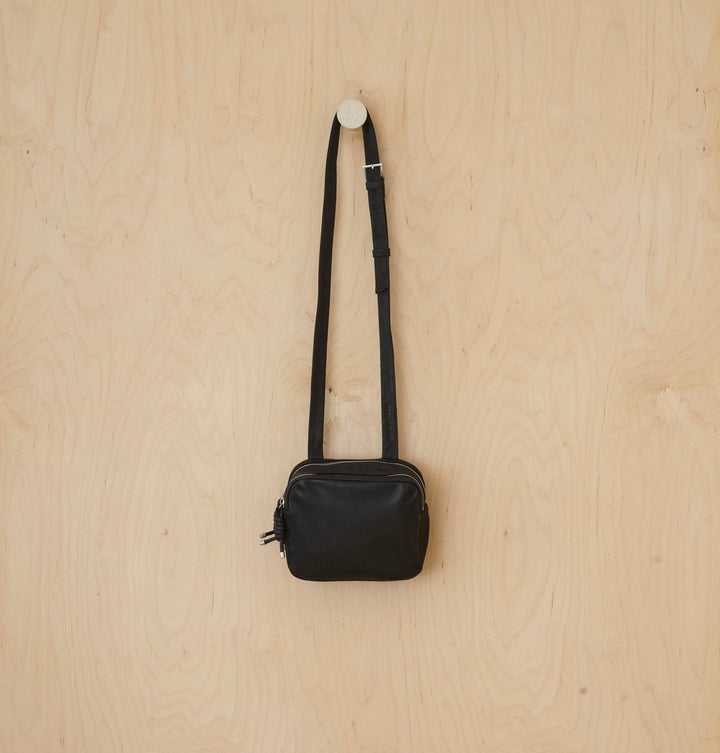 Daniella Lehavi Louise Loop Mini Box Crossbody Bag in Black available at Barbara Katz