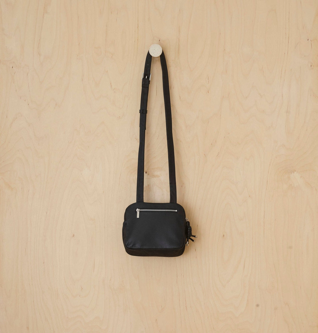 Daniella Lehavi Louise Loop Mini Box Crossbody Bag in Black available at Barbara Katz