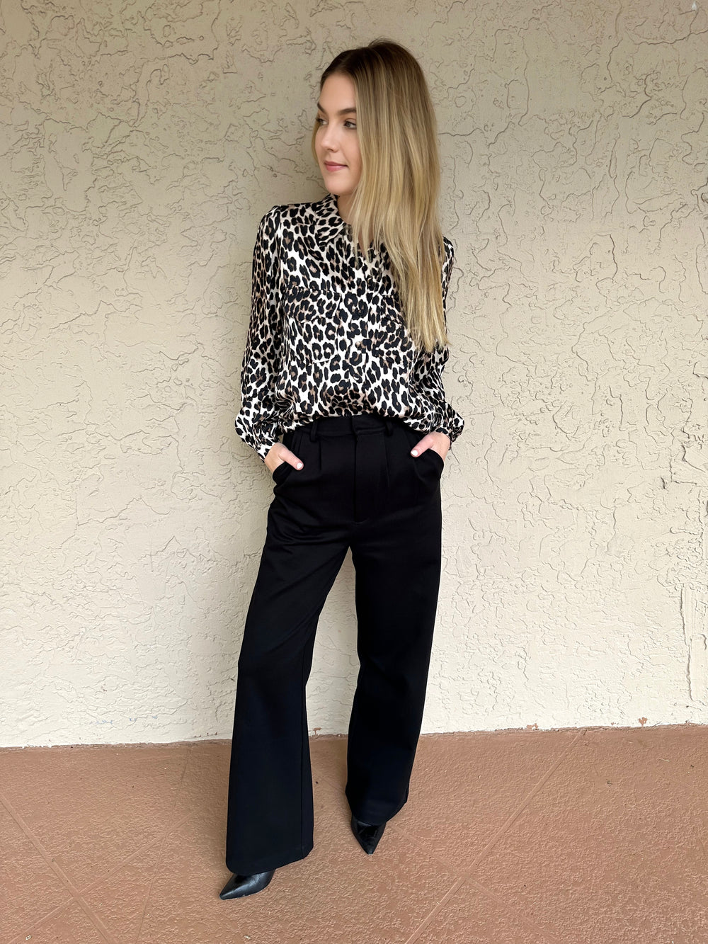 Suncoo Lanna Leopard Blouse