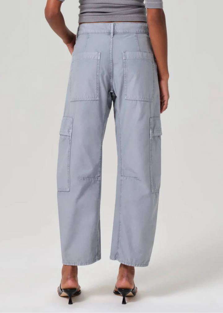 Citizens of Humanity Marcelle Low Slung Easy Cargo Pants in Hematite available at Barbara Katz