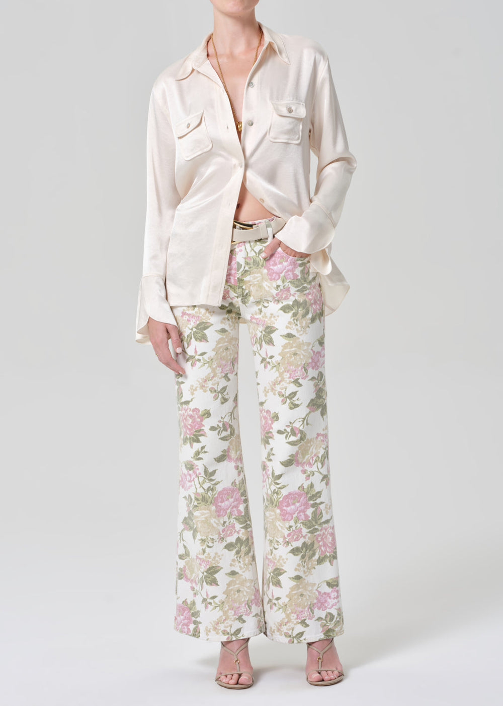 Citizens of Humanity Kimberly 70's Flare Jeans in English Rose available at Barbara Katz