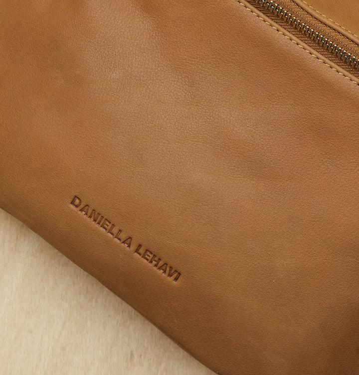 Daniella Lehavi Mia Loop Crossbody Bag in Camel available at Barbara Katz
