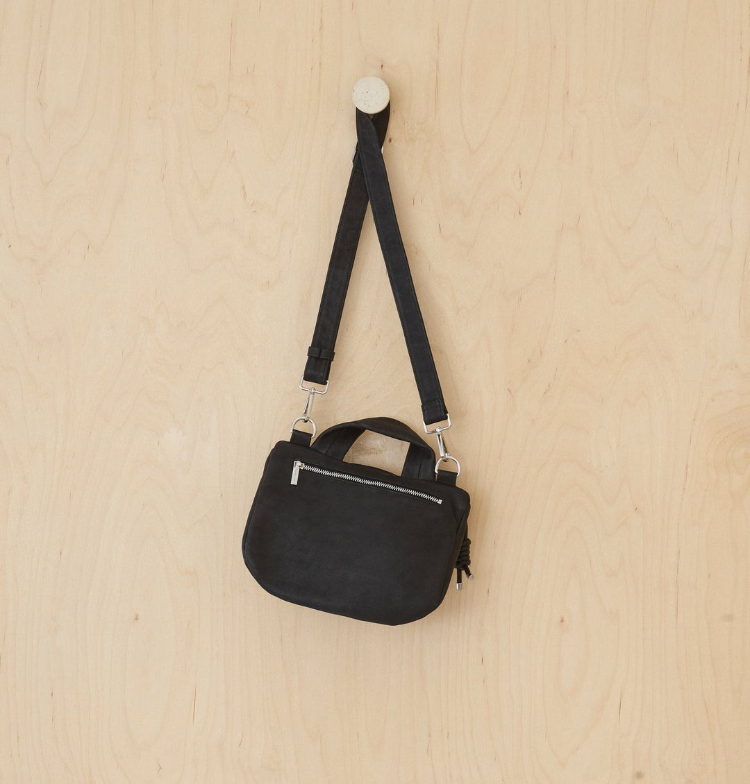 Daniella Lehavi Mia Loop Crossbody Bag in Black available at Barbara Katz
