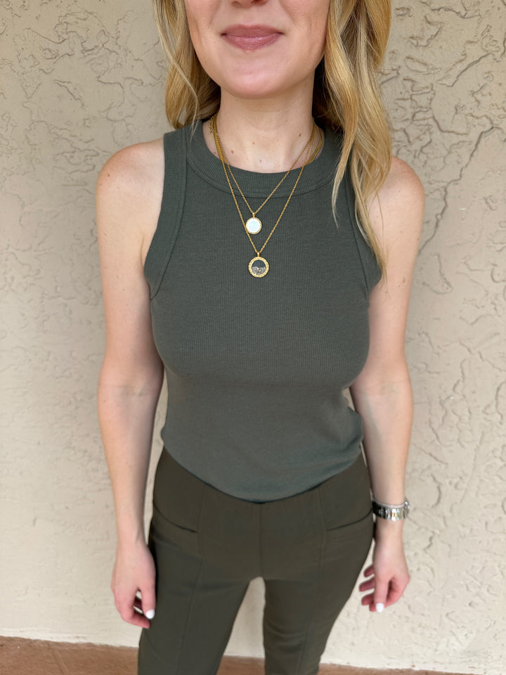 Turner Tank - Army Green