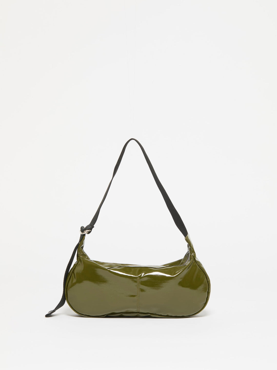 Jack Gomme Maeve Light Vegan Aqua Handbag in Shiny Mousse available at Barbara Katz
