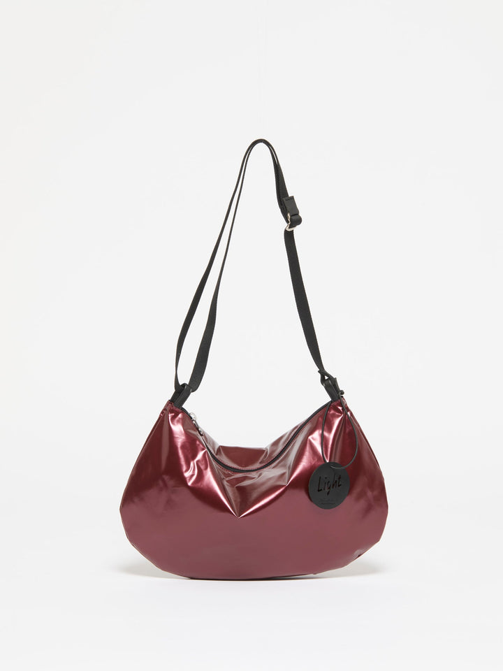 Jack Gomme Filo Light Original Shoulder Bag in Shiny Madere available at Barbara Katz