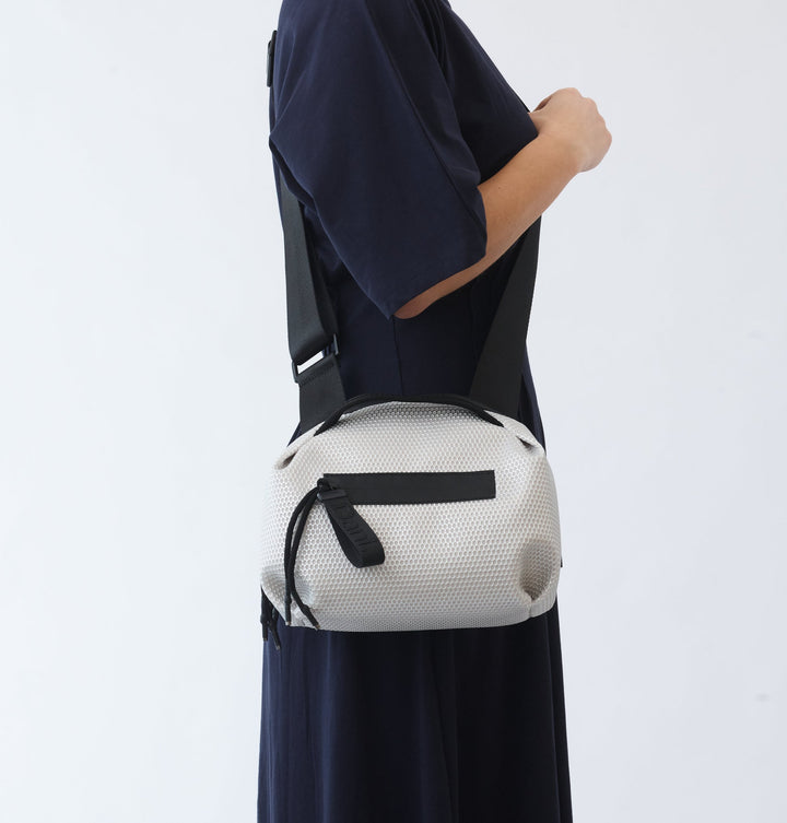 Daniella Lehavi Bonnie Crossbody Bag - Pearl available at Barbara Katz
