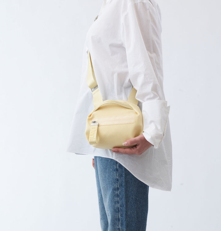 Daniella Lehavi Bonnie Mini Crossbody Bag - Butter Yellow available at Barbara Katz