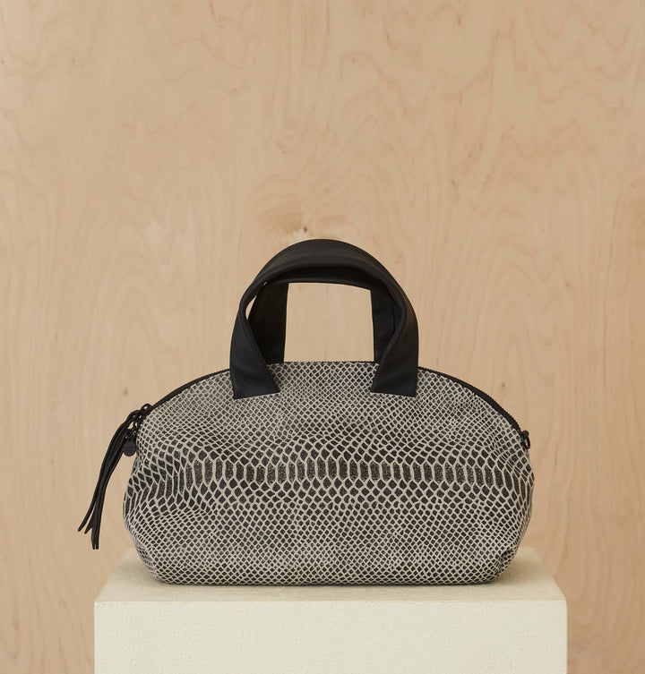 Daniella Lehavi Malika Large Satchel Bag in Ice available at Barbara Katz