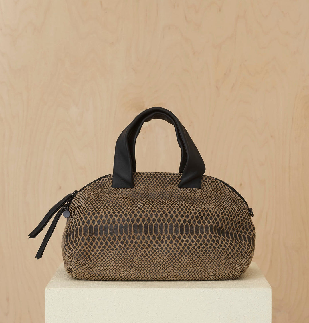 Daniella Lehavi Malika Large Satchel Bag in Latte available at Barbara Katz