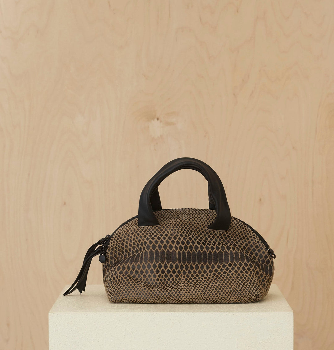 Daniella Lehavi Malika Medium Satchel Bag in Latte available at Barbara Katz