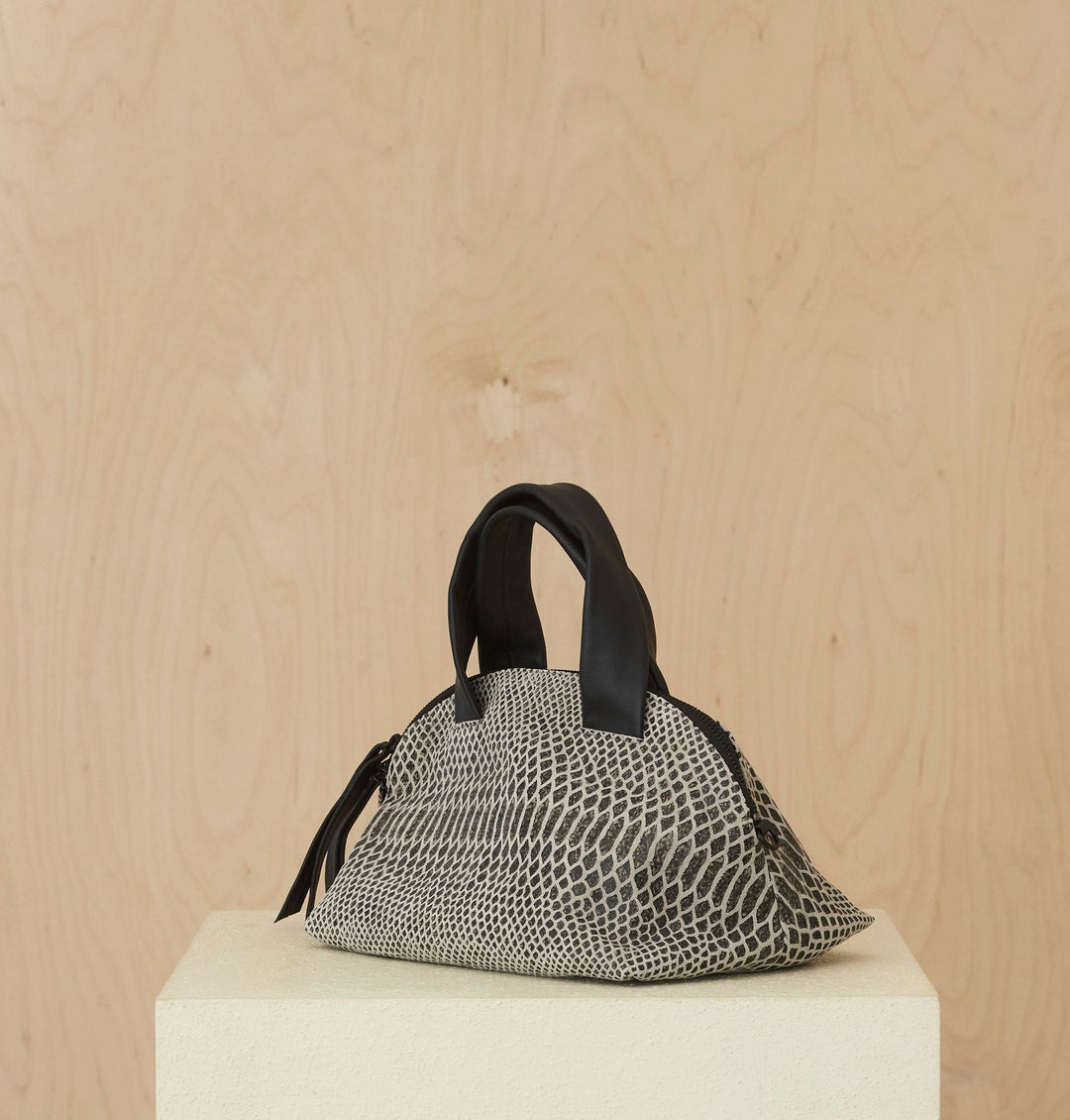 Daniella Lehavi Malika Medium Satchel Bag in Ice available at Barbara Katz