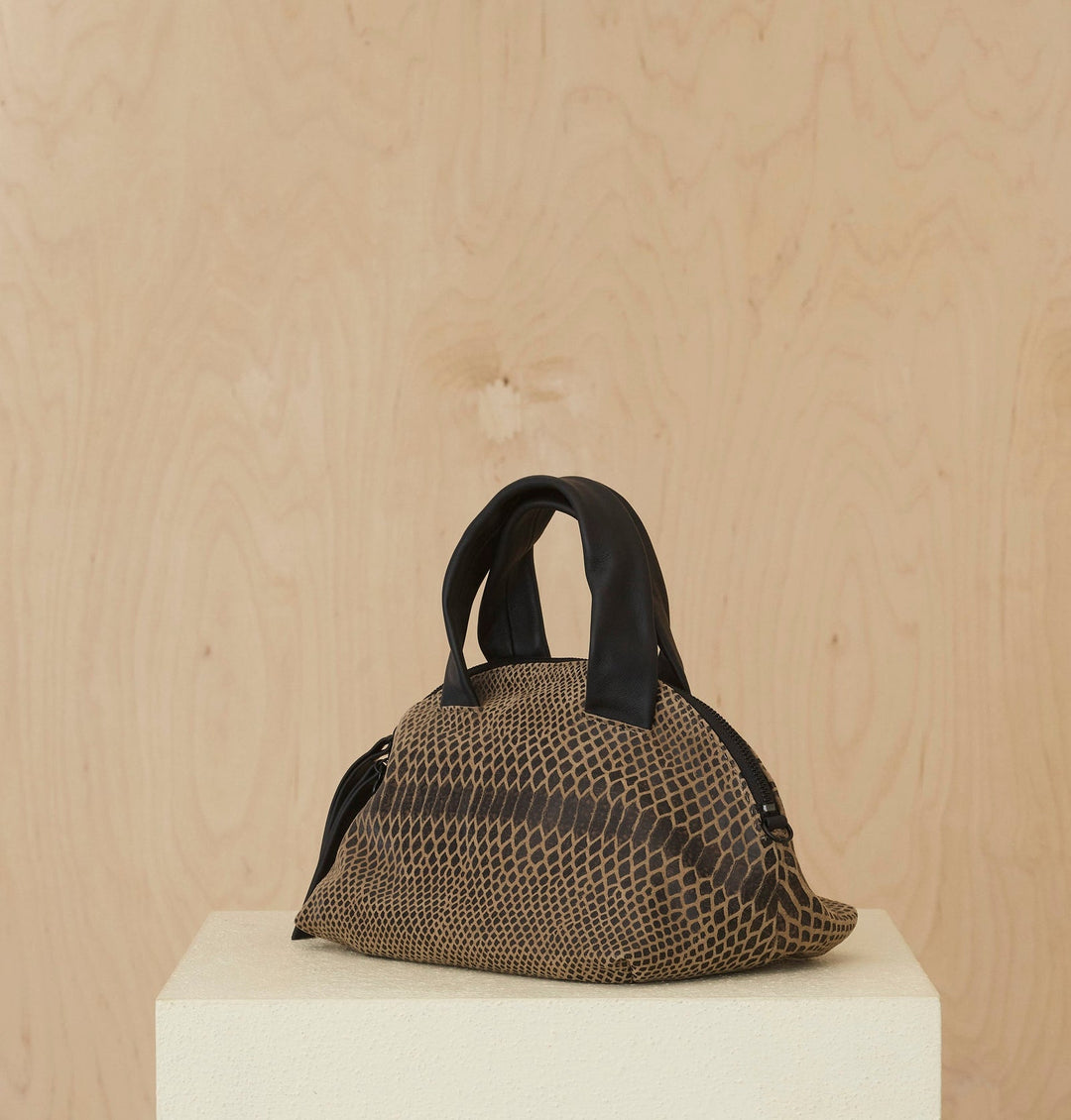Daniella Lehavi Malika Medium Satchel Bag in Latte available at Barbara Katz