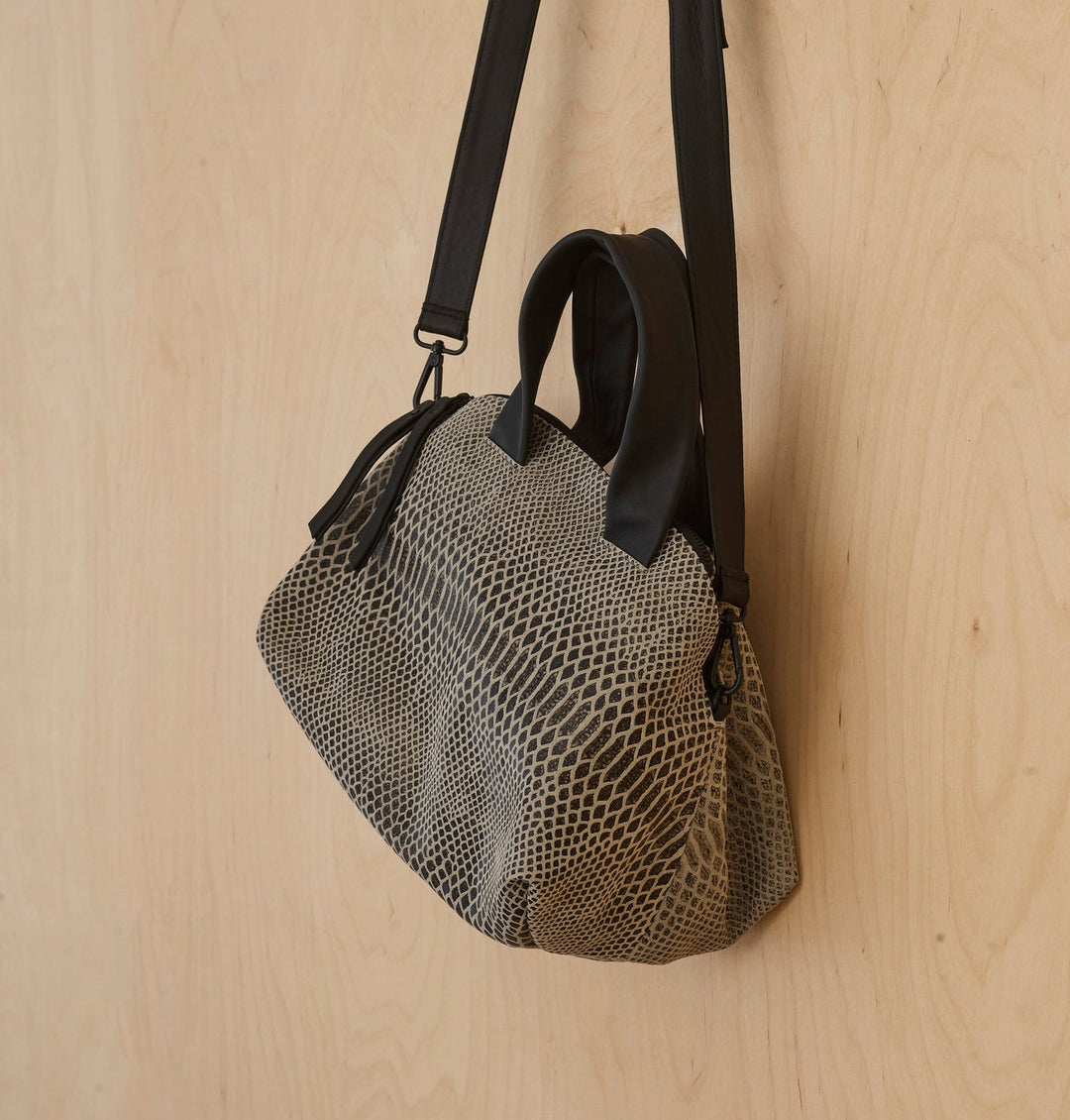 Daniella Lehavi Malika Large Satchel Bag in Ice available at Barbara Katz