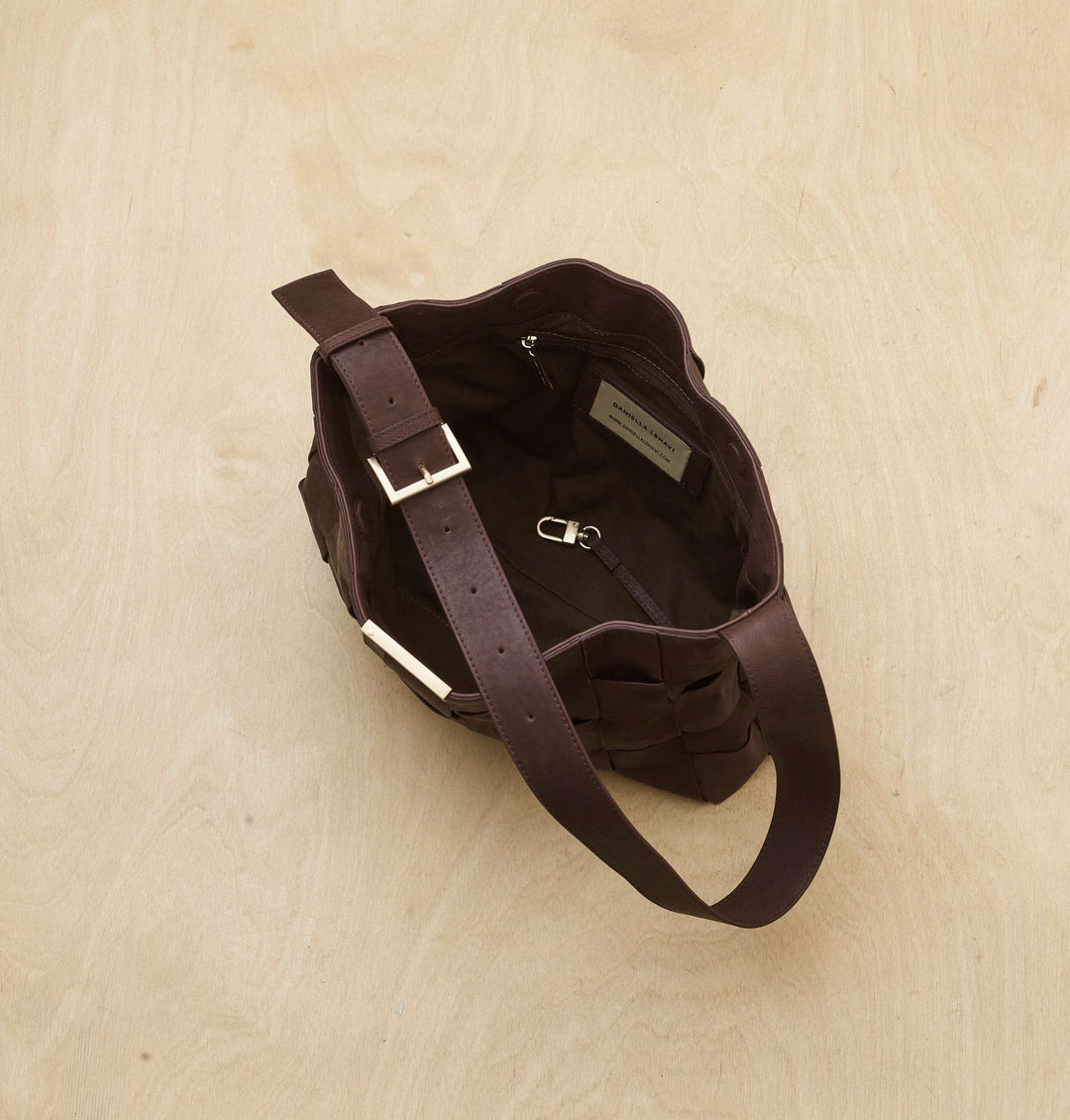 Daniella Lehavi Philly Tote Bag in Espresso available at Barbara Katz