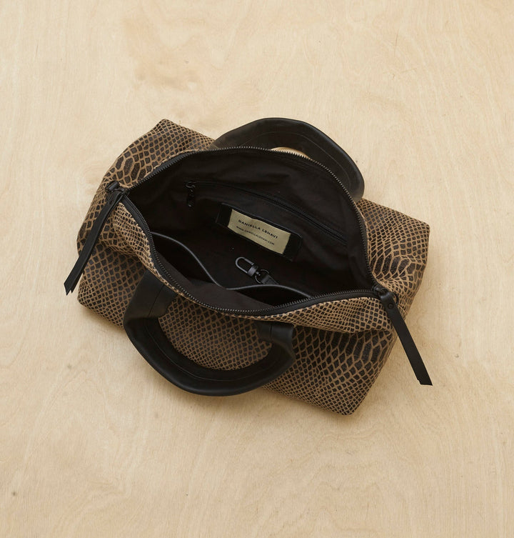 Daniella Lehavi Malika Large Satchel Bag in Latte available at Barbara Katz