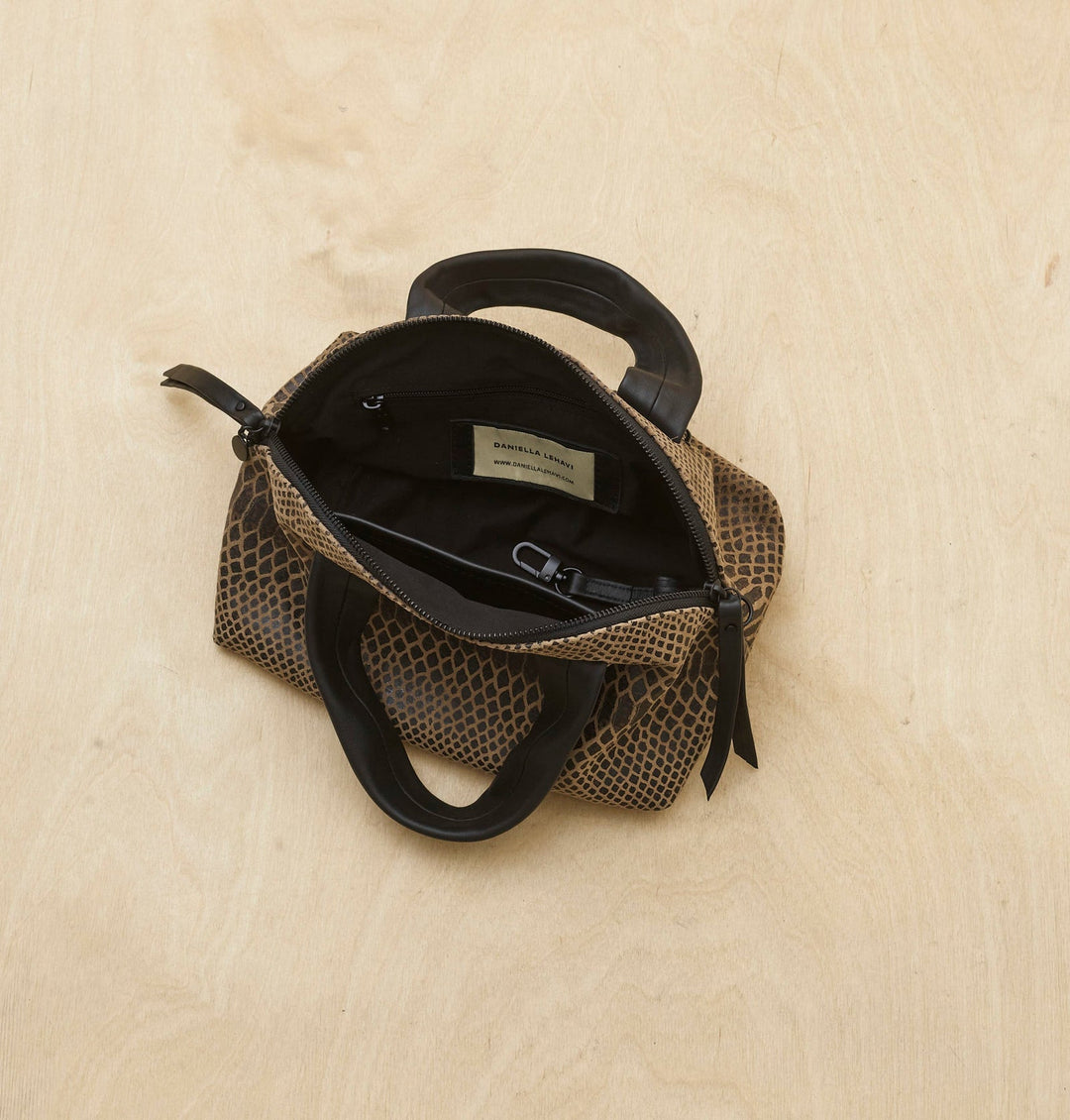 Daniella Lehavi Malika Medium Satchel Bag in Latte available at Barbara Katz