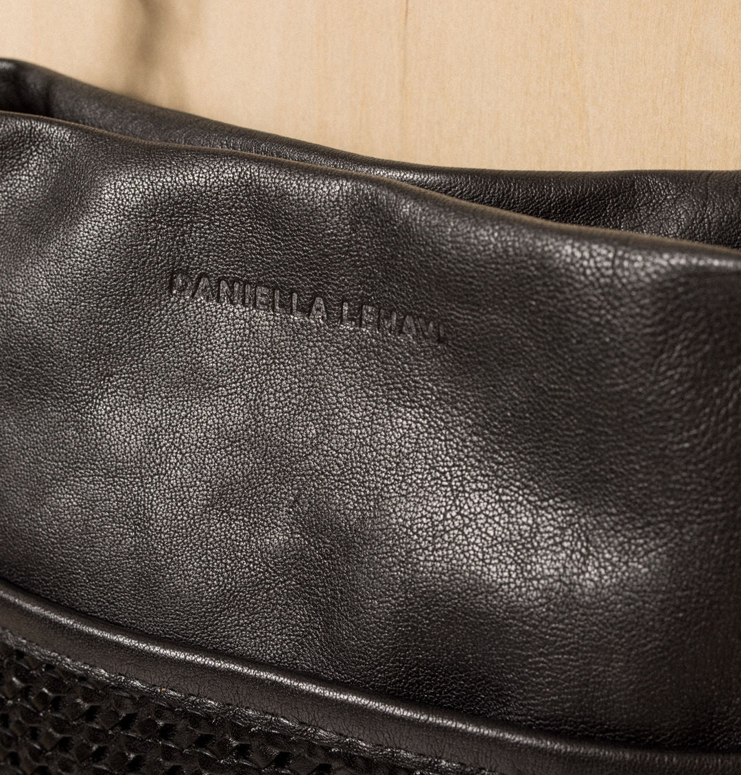 Daniella Lehavi Alba Leather Bag in Black available at Barbara Katz
