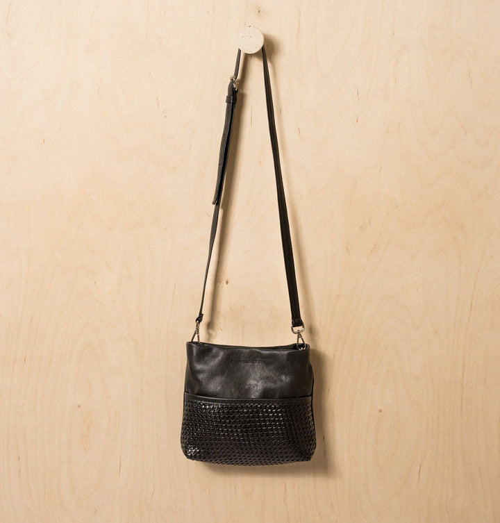 Daniella Lehavi Alba Shoulder Crossbody Bag in Black available at Barbara Katz