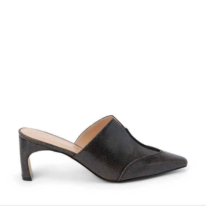 Matisse Crawford Pointed Toe Mule in Black available at Barbara Katz