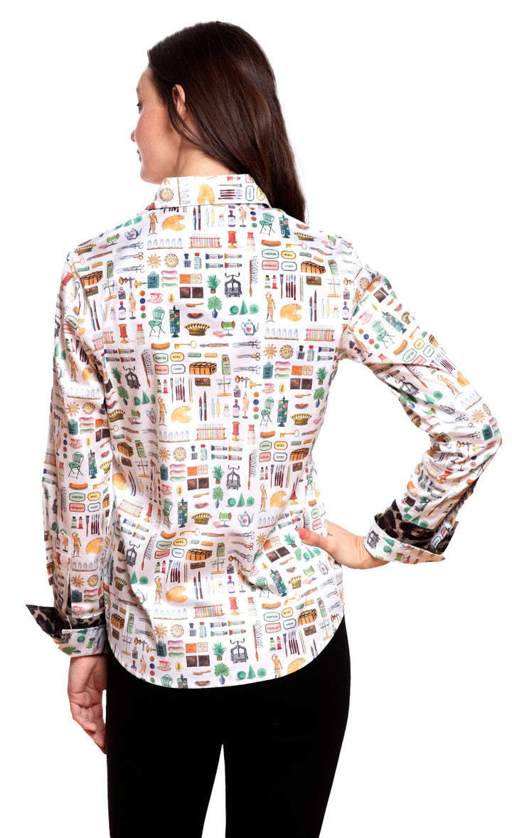 Dizzy-Lizzie Rome Long Sleeve Shirt - Artist&