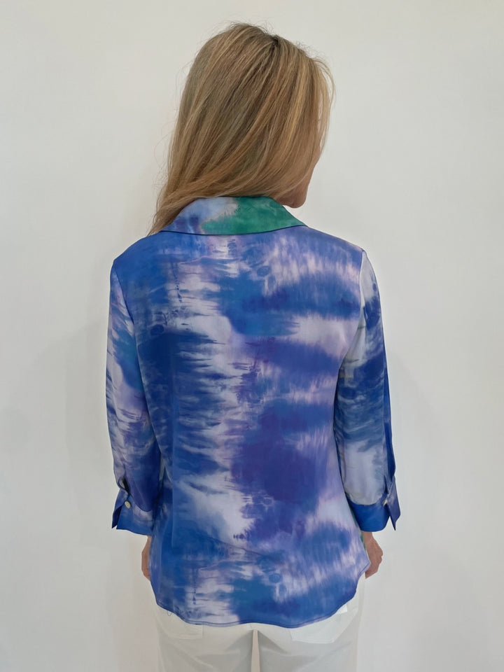 Bariloche Aquafiria Shirt in Multi available at Barbara Katz