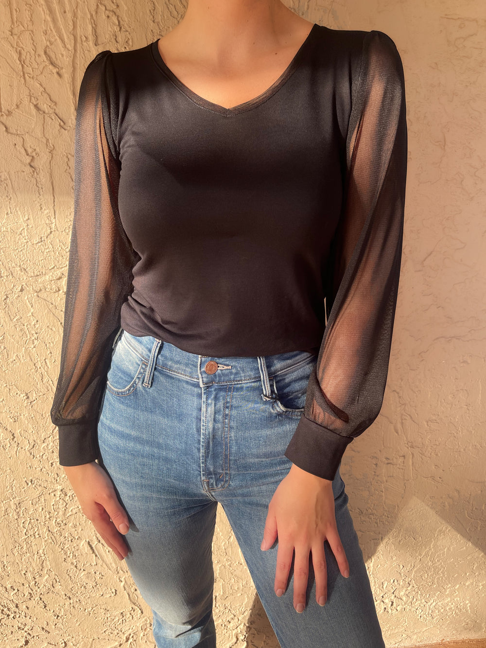 Mesh Top - Black