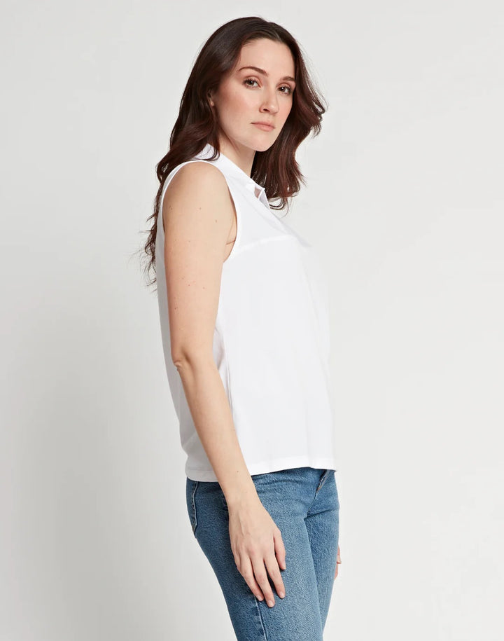 Hinson Wu Jane Sleeveless Foundation Layer in White available at Barbara Katz