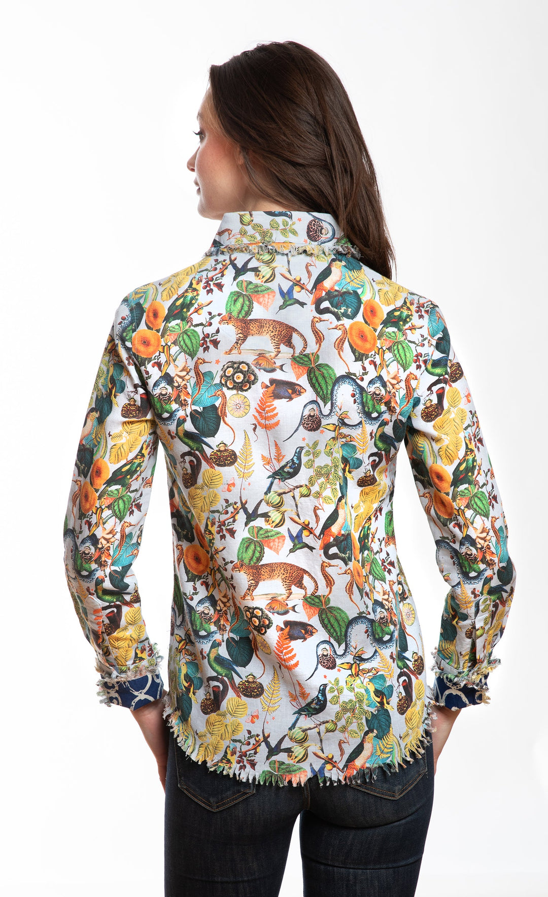 Dizzy-Lizzie Cape Cod Top - Flowers and Creatures available at Barbara Katz
