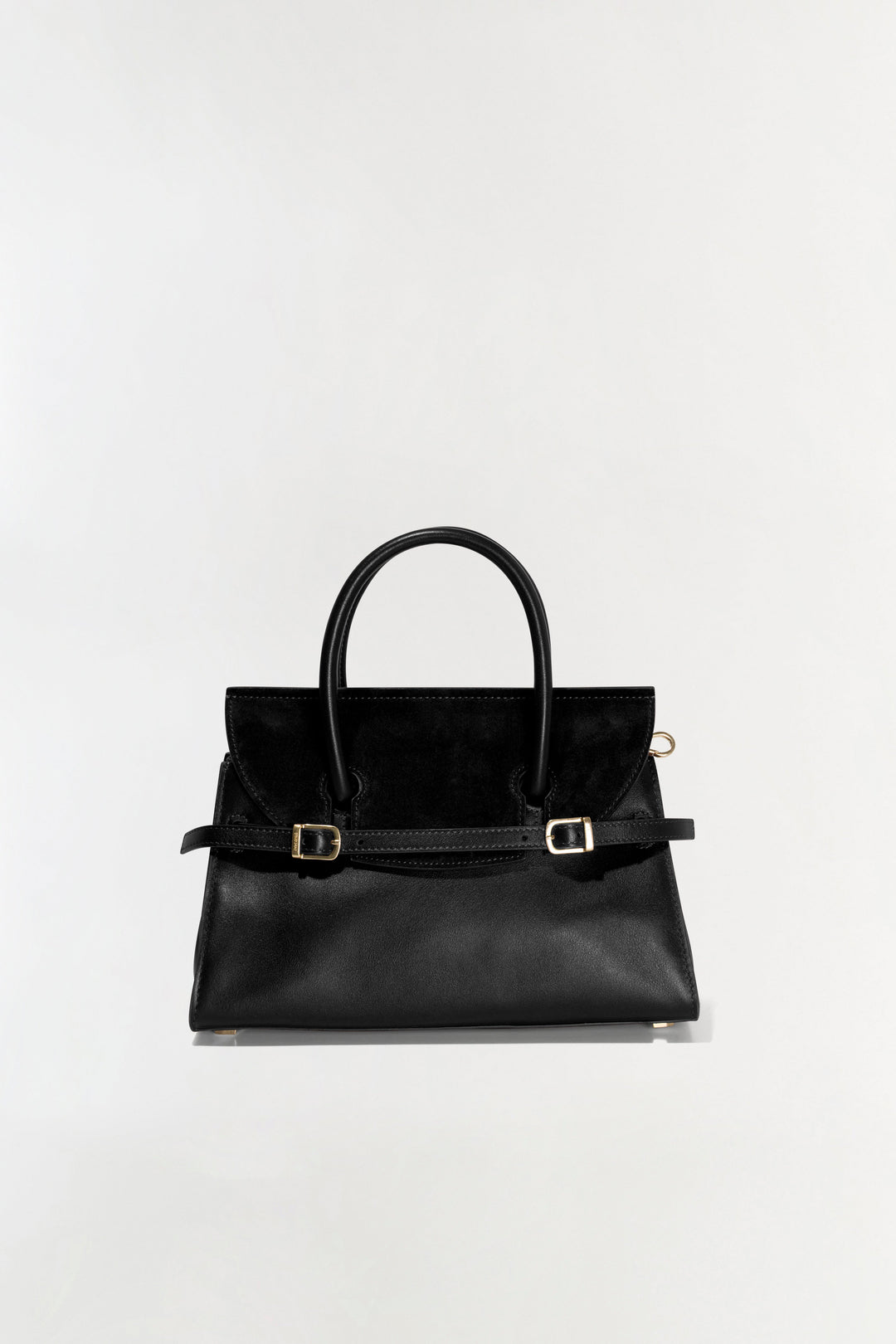 Simkhai River Small Suede Top Handle Bag in Black available at Barbara Katz