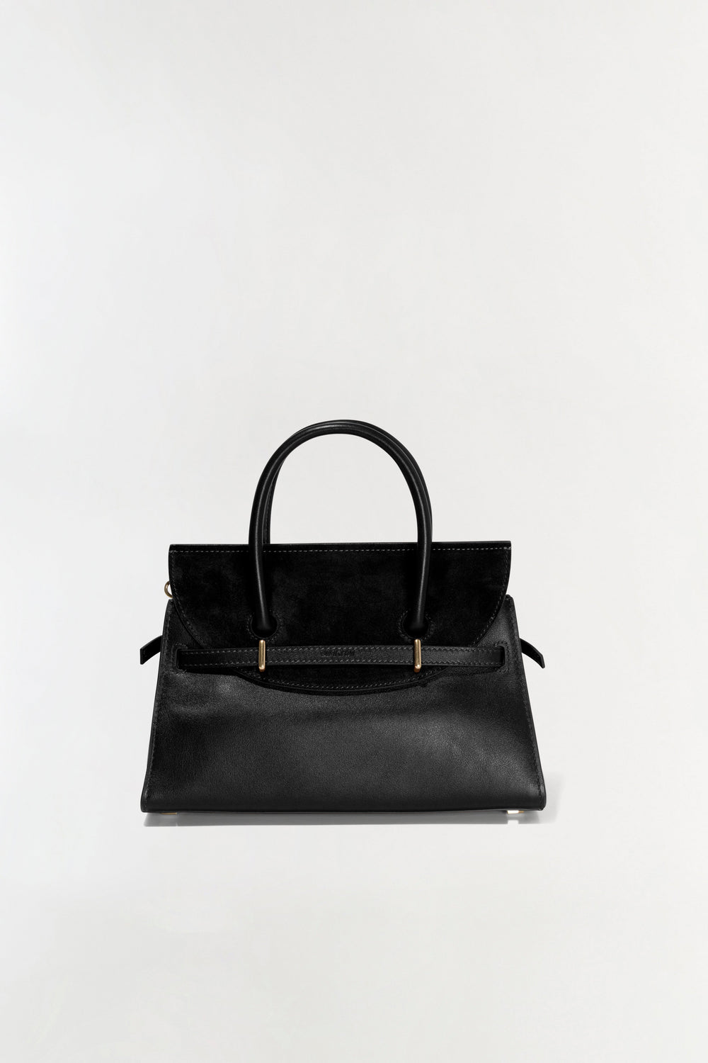 Simkhai River Small Suede Top Handle Bag in Black available at Barbara Katz