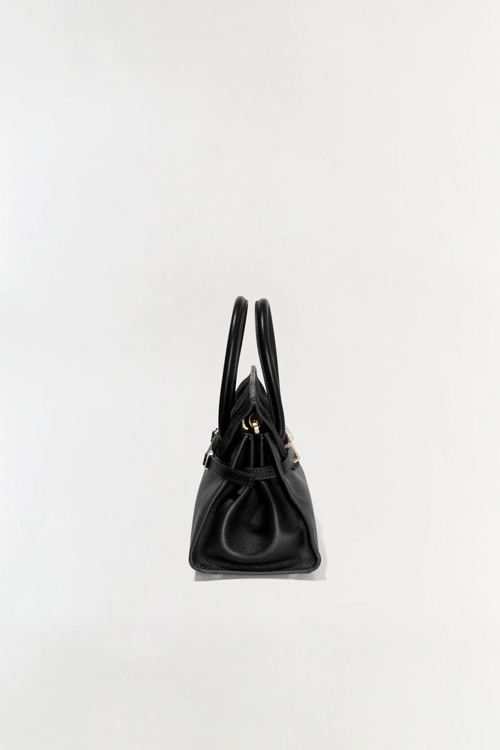 Simkhai River Small Suede Top Handle Bag in Black available at Barbara Katz