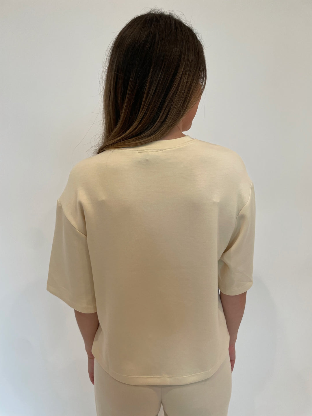BK Magie Wide Sleeve Sweatshirt in Alpaca available at Barbara Katz